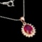 Natural Pigeon Blood Red Ruby Pendant