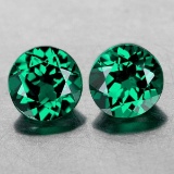 Natural Emerald Green Mystic Topaz Pair [Flawless-VVS]