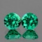 Natural Paraiba Blue Green Pair (Flawless-VVS)