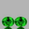 Natural Chome Green Tsavorite Garnet Pair{VVS}