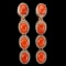 Natural Stunning Italian Coral Earrings