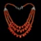 Natural Rare Brazil Orange Carnelian 216 Cts  Necklace