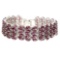 Natural Unheated Rhodolite Garnet 200 Cts Bracelet