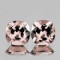 Natural Peach Pink Morganite Pair [VVS]