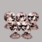 Natural Golden Pink Morganite 5 Pcs[Flawless-VVS]