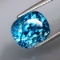 Natural Blue Cambodian Zircon 7.68 Cts - VVS