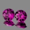 Natural Magenta Purple Rhodolite Garnet Pair -Untreated