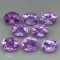 Natural Amethyst 9x7 MM/8 Pcs - Untreated