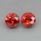 Natural Imperial Spessartite Garnet Pair