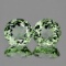 Natural Green Amethyst Pair 13.00 MM [Flawless-VVS]