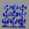 Natural  Purple Blue Tanzanite 9 Pcs