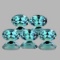 Natural Paraiba Green Blue Apatite 5 Pcs(Flawless-VVS)