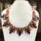 Tibet Natural Stone Tribal Queen Royal Necklace