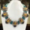 Tibet Natural Stone Tribal Queen Royal Necklace