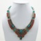 Tibet Natural Stone Tribal Queen Royal Necklace