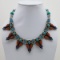 Tibet Hand Made Natural Turquoise & Coral Necklace