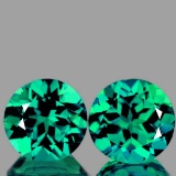 Natural Paraiba Green Apatite Pair 3.27 Cts - VVS