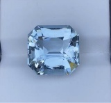 Natural Santa Maria Aquamarine 18.01 Cts - VVS