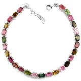 Natural Fancy Color Tourmaline Bracelet