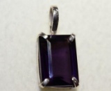 Natural Purple Amethyst Pendant