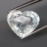 Natural Platinum Blue Aquamarine 7.99 Cts - Untreated