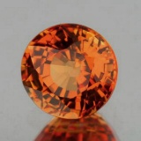 Natural AAA Fire Orange Sapphire {Flawless-VVS}