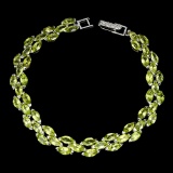 Natural Unheated Marquise Peridot Bracelet