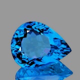 NATURAL SWISS BLUE TOPAZ 16x12 MM - FL