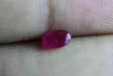 Natural Kashmir Ruby 0.445 Carats - no Treatment