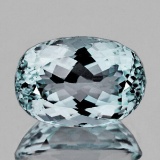 Natural Light Blue Aquamarine 4.18 Ct{Flawless-VVS}