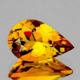 NATURAL INTENSE GOLDEN YELLOW CITRINE 19x12 MM