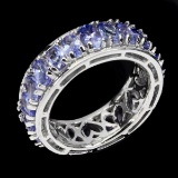 Natural Blue Violet Tanzanite 37.41 ct Ring