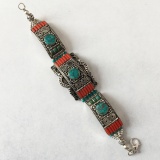 Tibet Hand Made Turquoise Bracelet