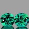 Natural Paraiba Green Apatite Pair 3.27 Cts - VVS