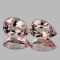 Natural Peach Pink Morganite Pair [Flawless-VVS]