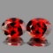 Natural Red Mozambique Garnet Pair 10x8 MM - FL