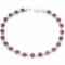 Natural Unheated Rhodolite Garnet Bracelet