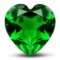 Intense Greem Amethyst Heart 20.25 Carats - VVS