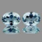 NATURAL BLUE AQUAMARINE PAIR [IF-VVS]