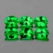 Natural Chrome Green Tsavorite Garnet 6 Pcs - VVS