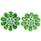 NATURAL GREEN CHROME DIOPSIDE Earrings