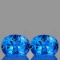 Natural Concave Swiss Blue Topaz Pair 12x10 MM - FL