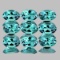 Natural Paraiba Green Blue Apatite 9 Pcs (Flawless-VVS)