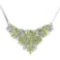 NATURAL APPLE GREEN PERIDOT  Necklace