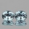 Natural Soft Blue Aquamarine Pair 5.83 Ct{Flawless-VVS}