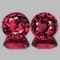 Natural Cherry Pink Rhodolite Garnet Pair[Flawless-VVS]