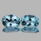 Natural Santa Maria Blue Aquamarine Pair {Flawless-VVS}