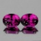 Natural Magenta Purple Rhodolite Garnet Pair -Untreated