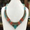 Tibet Natural Stone Tribal Queen Royal Necklace