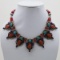 Tibet Natural Stone Tribal Queen Royal Necklace